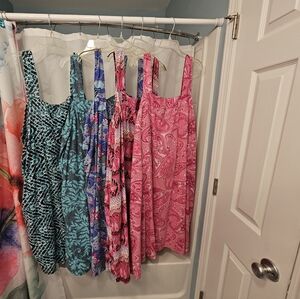 Catherine's DREAM CO Sleeveless Moo Moo's With Pockets 5pc Lot